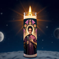 Bruno Mars prayer candle, designed by Pray To The Stars