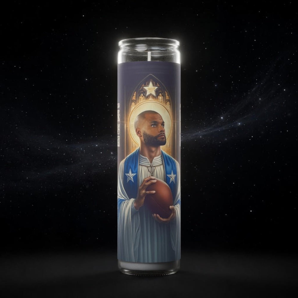 Dak Prescott Celebrity Prayer Candle - PrayToTheStars