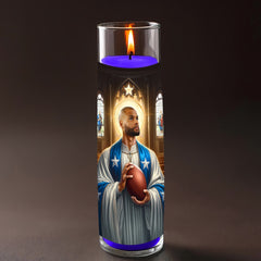 Dak Prescott prayer candle, designed by Pray To The Stars
