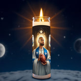 Dak Prescott prayer candle, designed by Pray To The Stars
