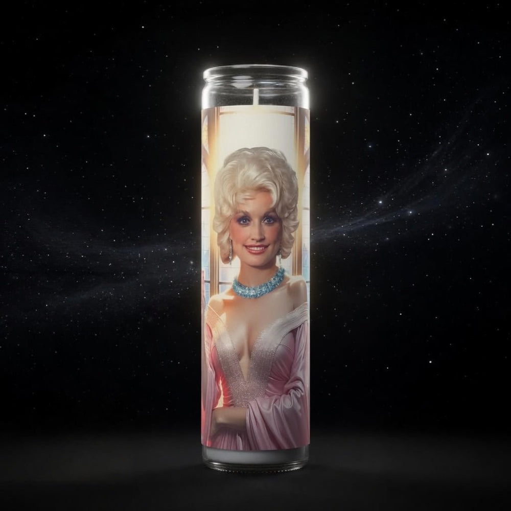 Dolly Parton Celebrity Prayer Candle - PrayToTheStars