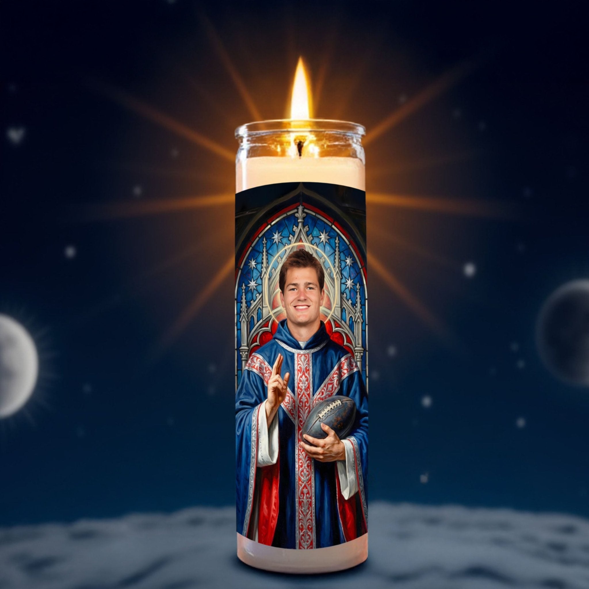 Drake Maye Celebrity Prayer Candle - PrayToTheStars