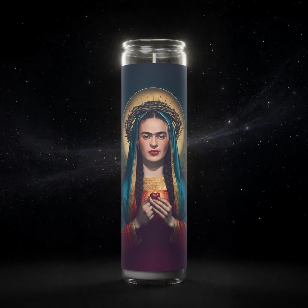 Frida Kahlo Celebrity Prayer Candle - PrayToTheStars