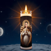 Jennifer Coolidge prayer candle, designed by Pray To The Stars