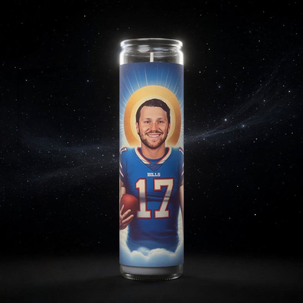 Josh Allen Celebrity Prayer Candle - PrayToTheStars