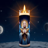 Lady Gaga prayer candle, designed by Pray To The Stars