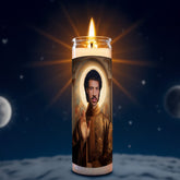 Lionel Richie prayer candle, designed by Pray To The Stars