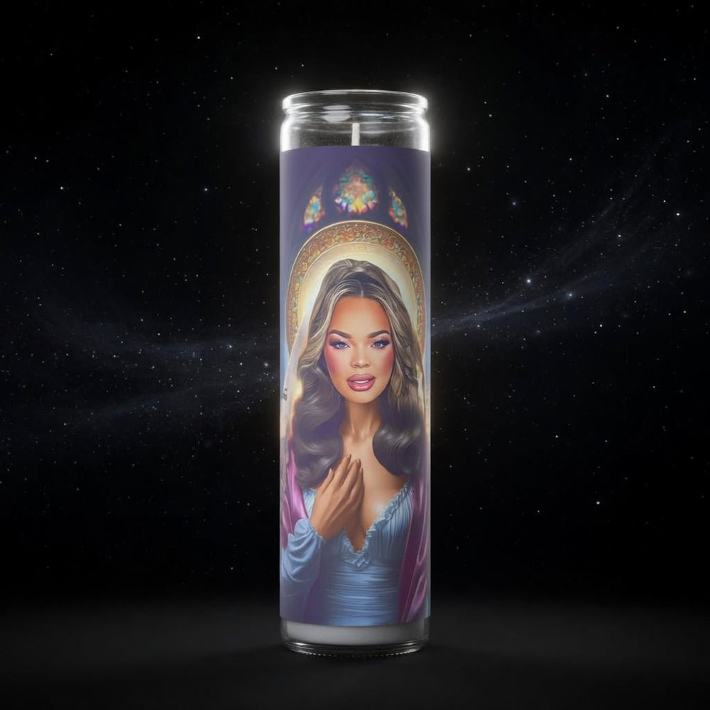 Trisha Paytas Celebrity Prayer Candle - PrayToTheStars