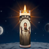 Ye Kanye West prayer candle, designed by Pray To The Stars