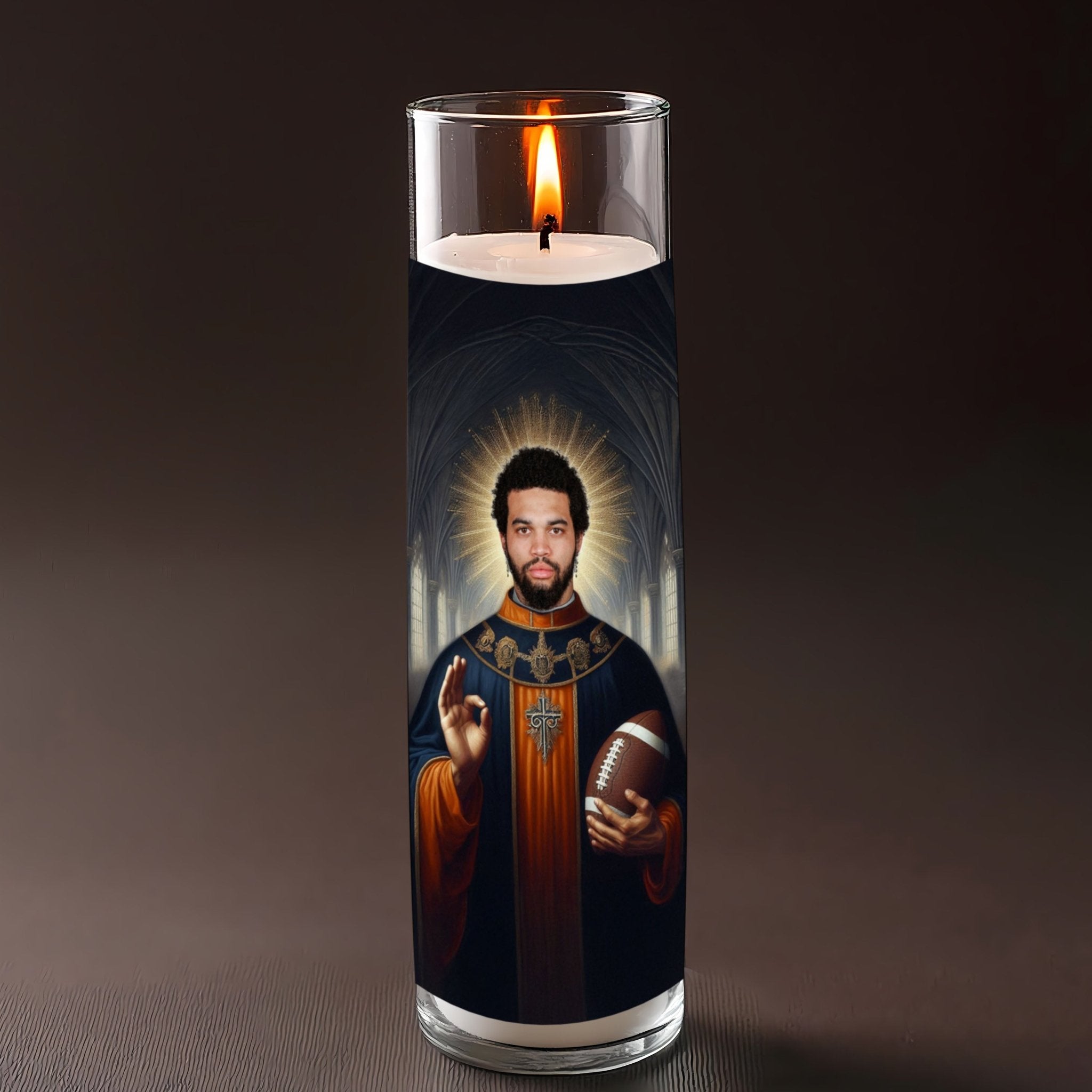 Caleb Williams Celebrity Prayer Candle - PrayToTheStars