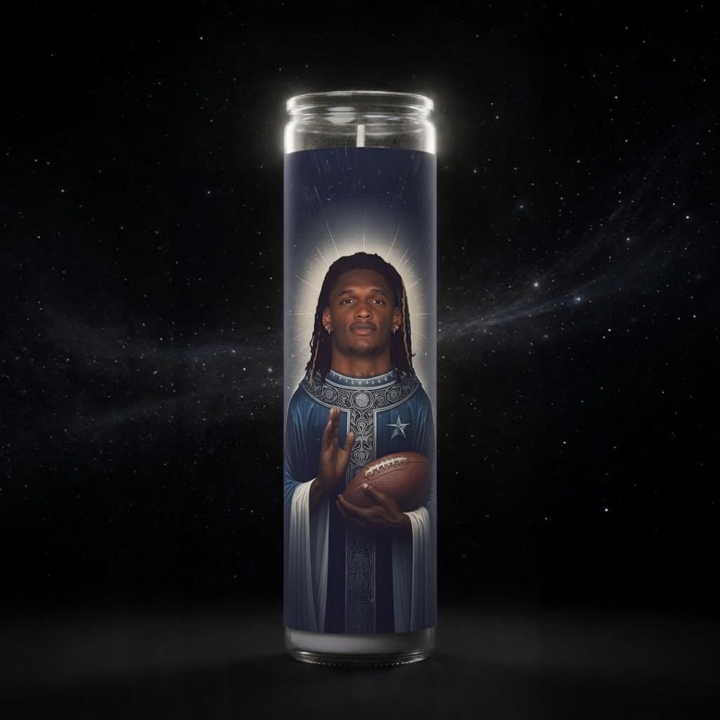 CeeDee Lamb Celebrity Prayer Candle - PrayToTheStars