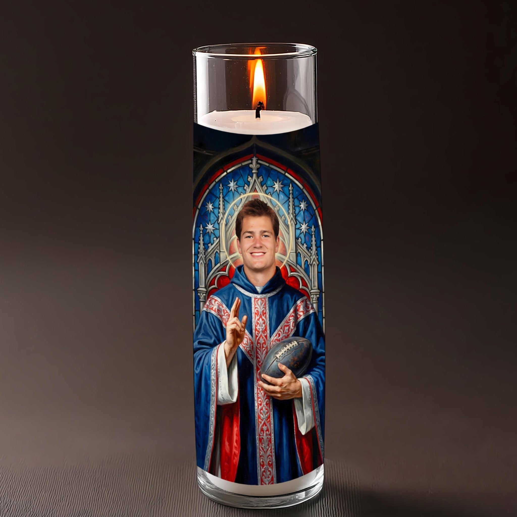 Drake Maye Celebrity Prayer Candle - PrayToTheStars