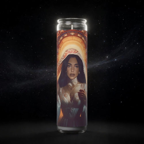 Dua Lipa Celebrity Prayer Candle - PrayToTheStars
