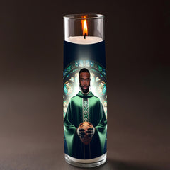 Jaylen Brown prayer candle, designed by Pray To The Stars