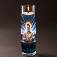 John Summit prayer candle, designed by Pray To The Stars