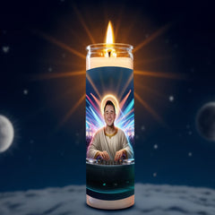 John Summit prayer candle, designed by Pray To The Stars
