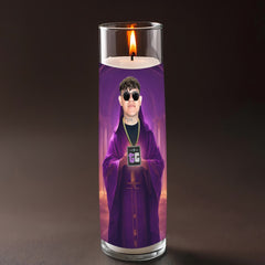 Junior H prayer candle, designed by Pray To The Stars