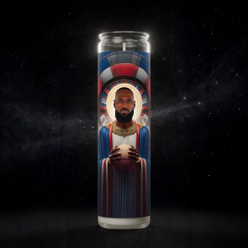 Lebron James Celebrity Prayer Candle - PrayToTheStars