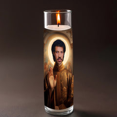 Lionel Richie prayer candle, designed by Pray To The Stars