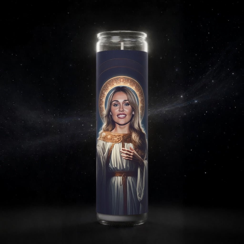 Miley Cyrus Celebrity Prayer Candle - PrayToTheStars