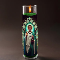 Saquon Barkley prayer candle, designed by Pray To The Stars