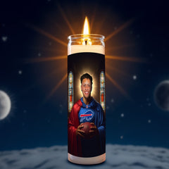 Terrel Bernard prayer candle, designed by Pray To The Stars