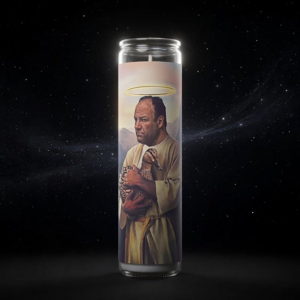 Tony Soprano Celebrity Prayer Candle - PrayToTheStars